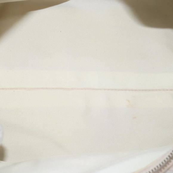 CHANEL New Travel Line Vanity Pouch Nylon Beige CC Auth ac3094 - Picture 11 of 16